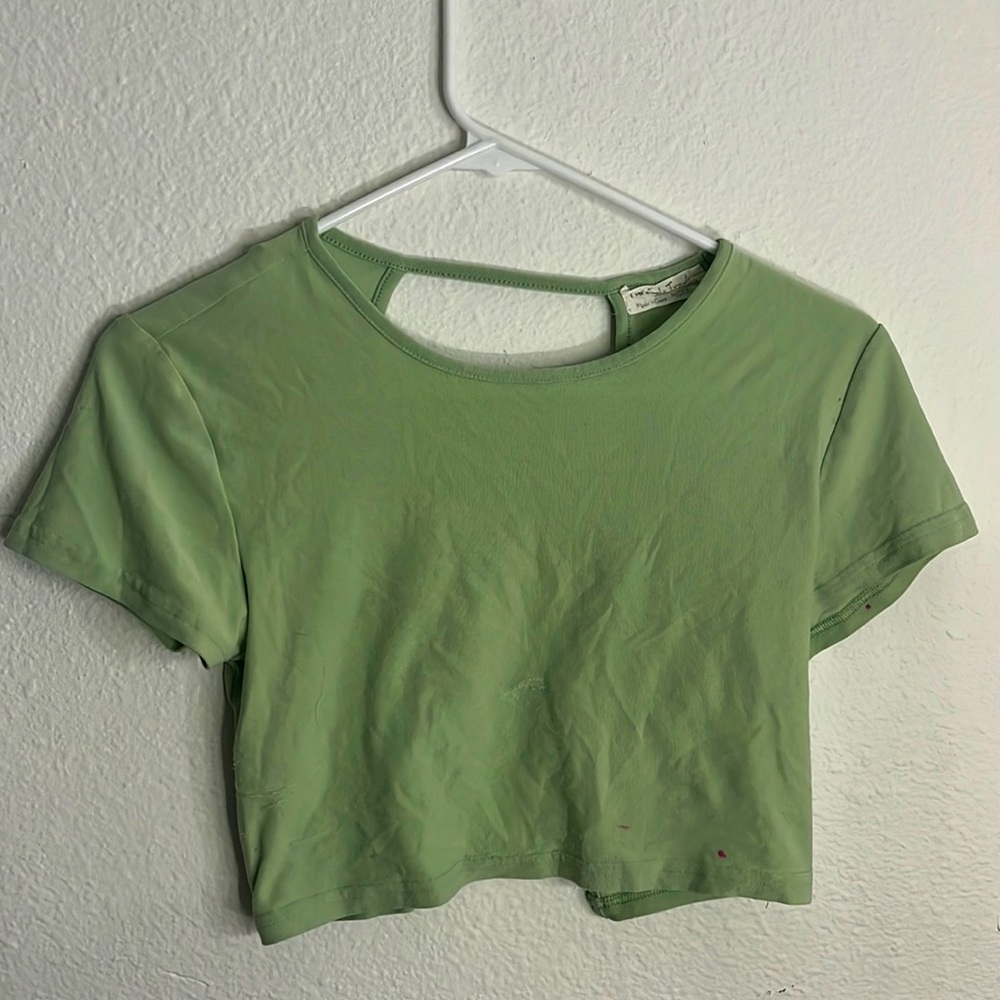 Full Moon Trends cropped shirt